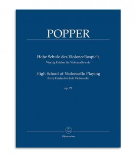 Book Popper Studies for Cello OP73 BA6978