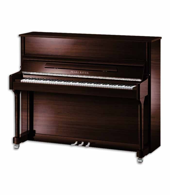 The AEU118S PW Classic upright piano has a contemporary look and a powerful sound, with great range and definition.