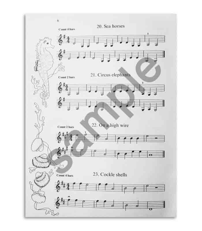 Sample page of book Stepping Stones 26 Pieces Violin