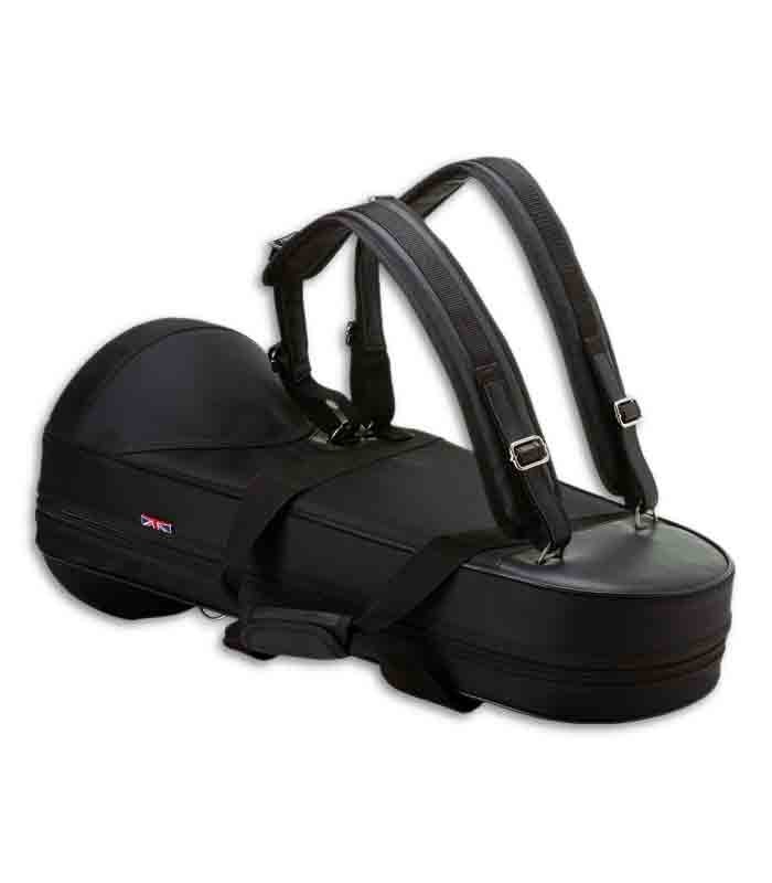 Photo of the John Packer Flugelhorn JP275SWS case with straps