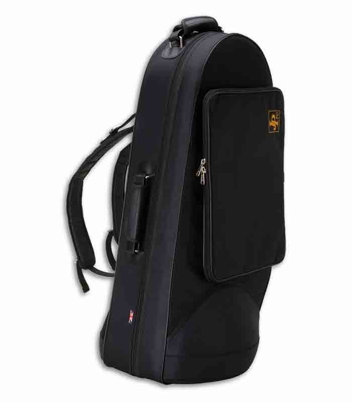 Photo of the John Packer Euphonium JP374S Sterling case with straps