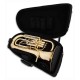Photo of the John Packer Euphonium JP374LT Sterling inside the case