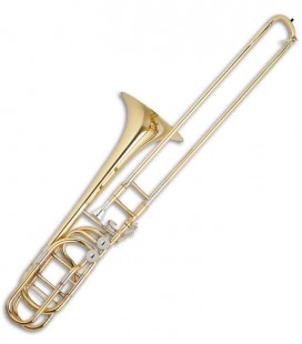 John Packer Bass Trombone JP232 B Flat/F/E Flat/G + B Flat/F/D/G Flat Golden with Case