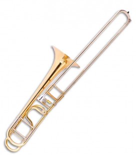 John Packer Bass Trombone JP233 Rath B Flat/F Golden with Case