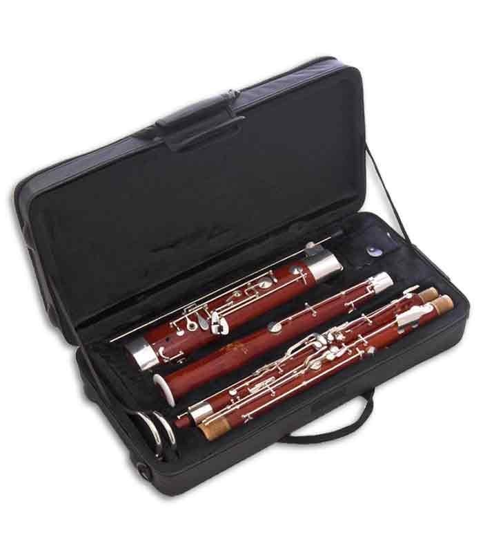 Photo of the John Packer Bassoon JP191 inside the case