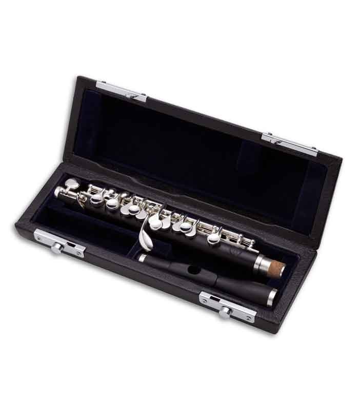 Photo of the John Packer Piccolo JP114 inside the case