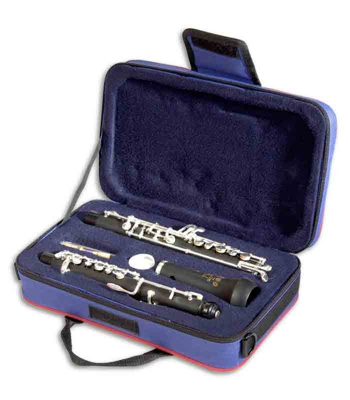 Photo of the John Packer Oboe JP081C inside the case