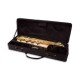 Photo of the John Packer Baritone Saxophone JP044 inside the case