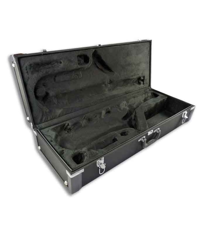 Photo of the John Packer Tenor Saxophone JP242 open case