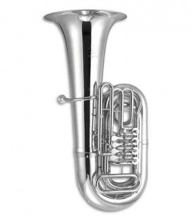 John Packer Tuba JP379BBS Sterling B Flat Silver Plated with Case