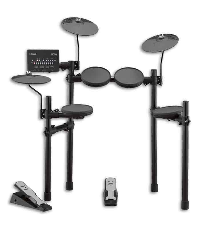 Back photo of drums Yamaha DTX402K