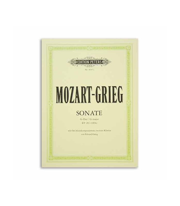 Mozart Grieg Sonata in G K283 Arrangemnts 2 Pianos Peters