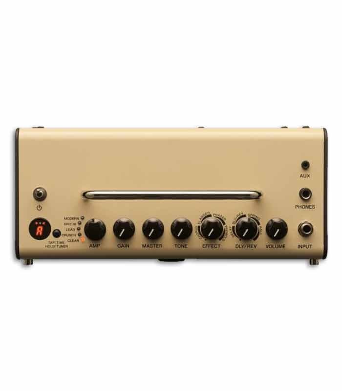 Photo of the Amplifier Yamaha model THR5 10W's controls