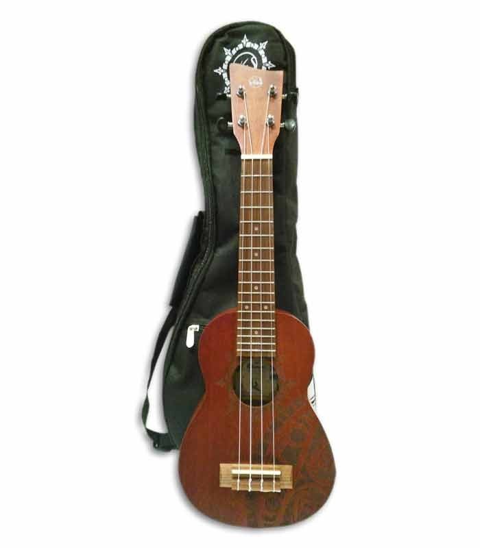 Ukulele Soprano VGS Manoa Kaleo Tattoo KT-SO-Inca VGS12402