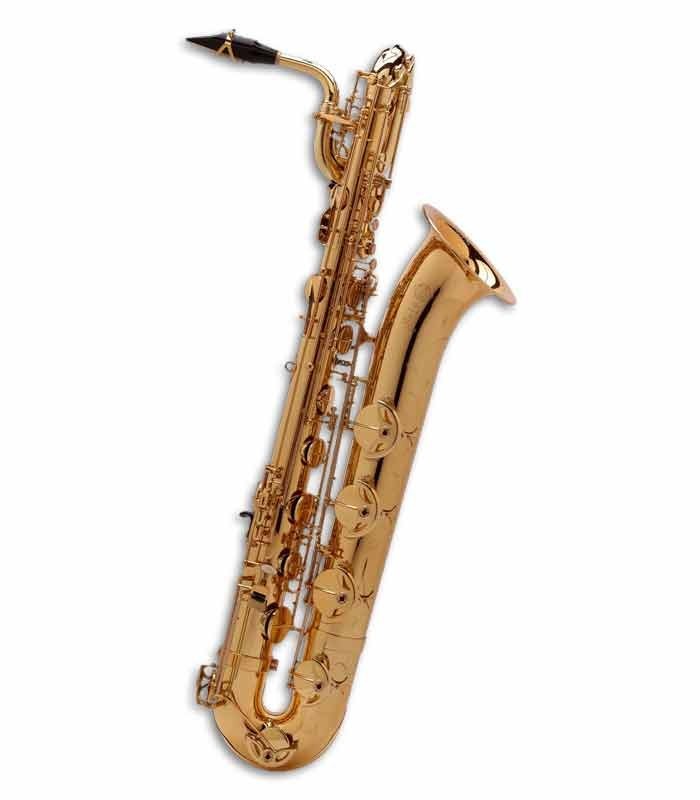 Baritone Saxophone Selmer Super Action 80 II E Flat Golden with Case