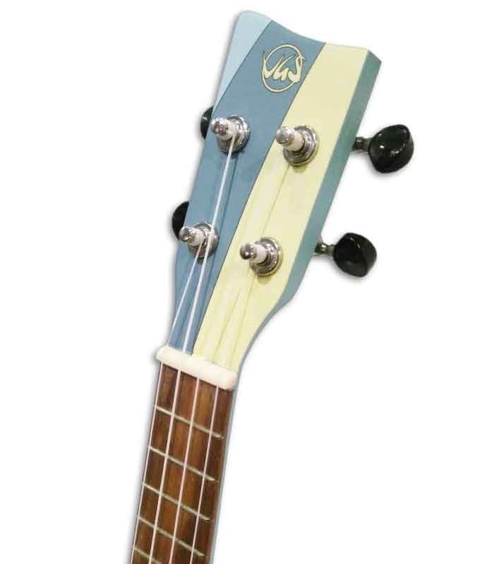 Head of ukulele soprano VGS W-SO-BL 