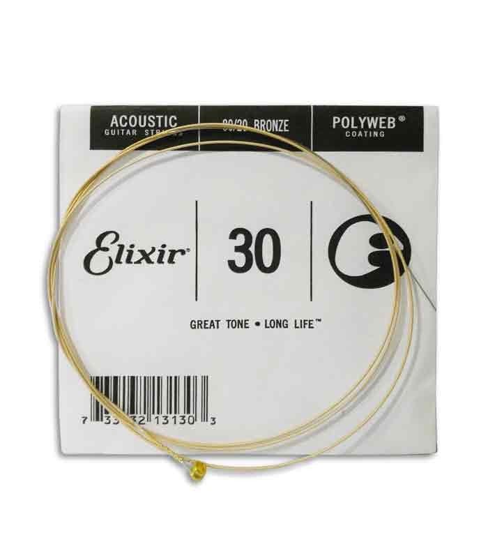 String Set Elixir 11000 Acoustic Guitar Polyweb Extra Light