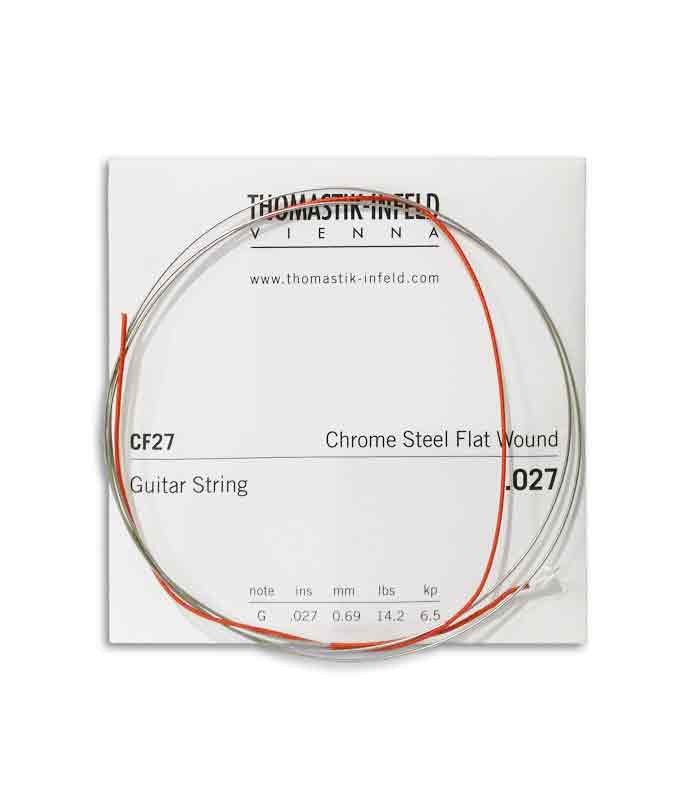 Classic N Series Chrome Steel Flat Wound Single A String Thomastik-Infeld CF35 Classical Guitar Strings 