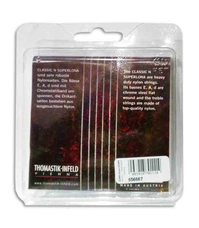 String Set Thomastik Classic N Flatwound CF128 Classical Guitar