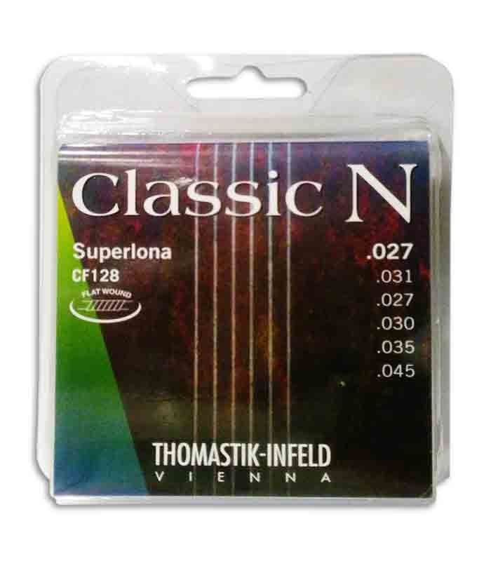 Thomastik Classic N Flatwound CF128 Classical Gt String set