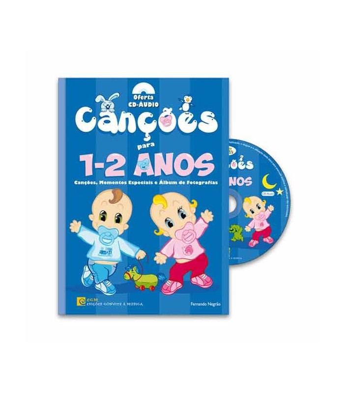 Photo of the book ecm canções dos 1 aos 2 anos
