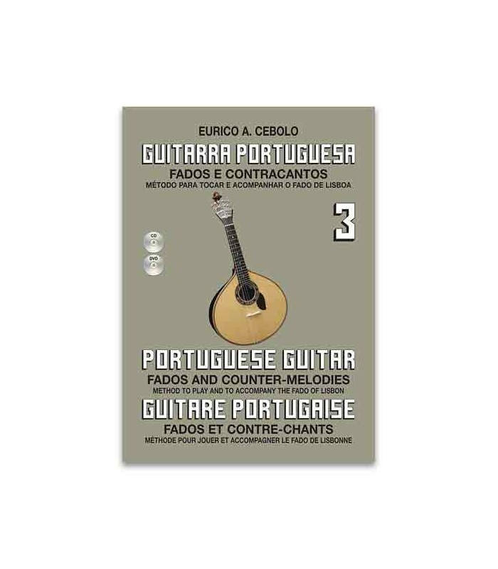 Eurico Cebolo GP3 Método Guitarra Portuguesa 3 with CD