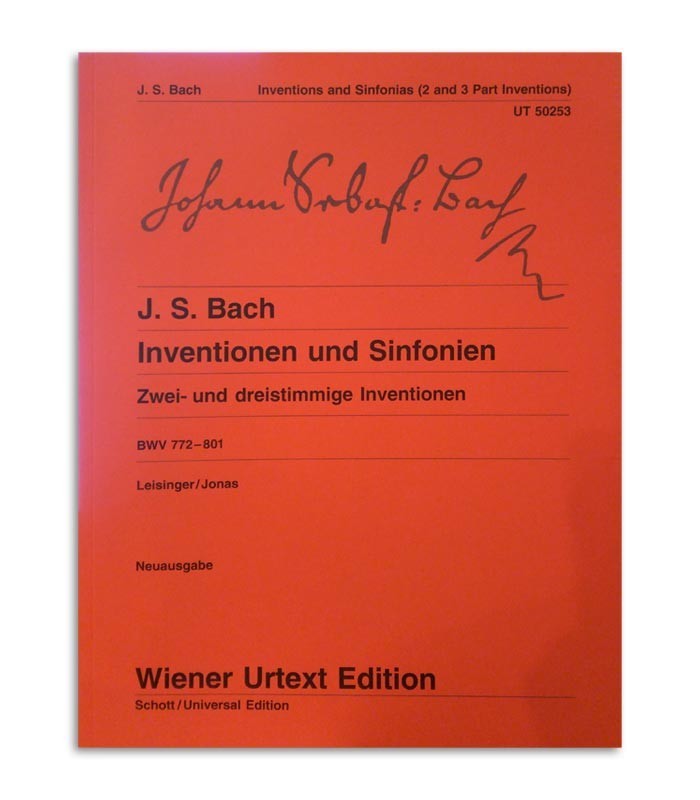 Book Bach Inventionen und Sinfonien 2 e 3 Part Inventions UT50253