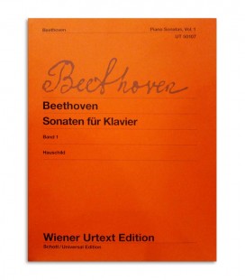 Book cover Beethoven Piano Sonatas Vol 1 UT50107