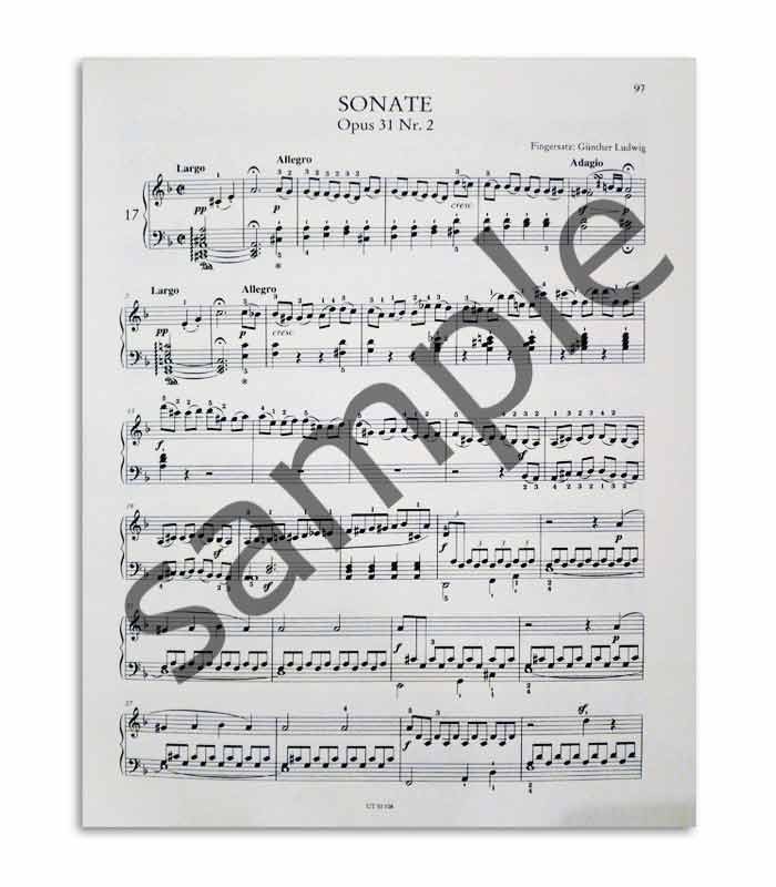 Book Beethoven Piano Sonatas Vol 2 UT50108