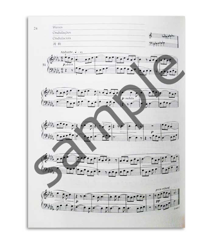 Sample page of book Béla Bartók Mikrokosmos Vol 2