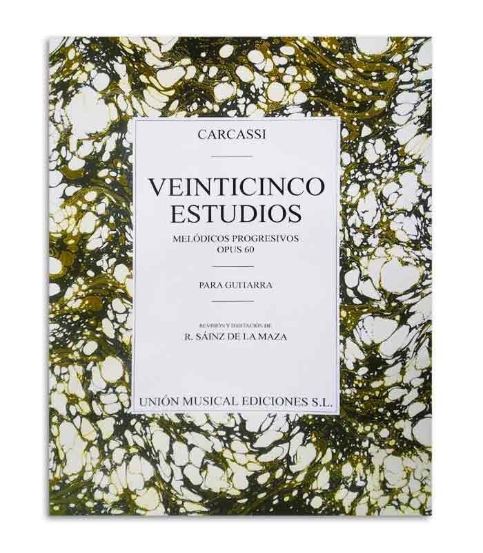 Book Carcassi 25 Estudos Melódicos Progresivos para Guitarra Op 60 UMG20151