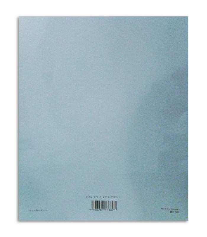 Back cover of book Debussy Childrens Corner 