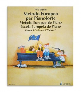 Book Método Europeo de Piano Volume 1 ED7931 01