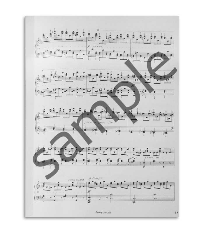 Book Moszkowski 15 Estudios de Virtuosidad para Piano Opus 72 EMC341225