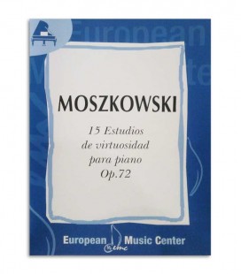 Book Moszkowski 15 Estudios de Virtuosidad para Piano Opus 72 EMC341225