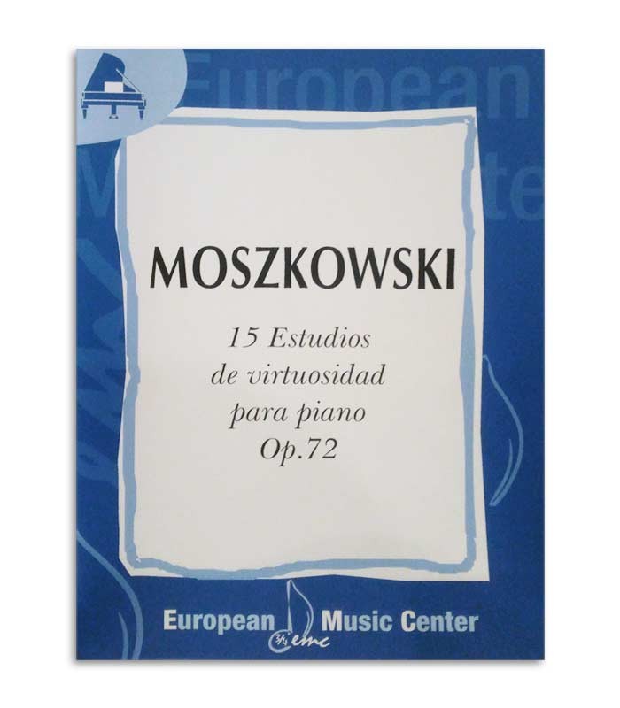 Book Moszkowski 15 Estudios de Virtuosidad para Piano Opus 72 EMC341225