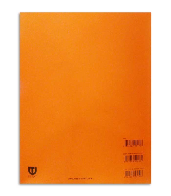 Back cover of book Mozart Piano Sonatas Vol 1