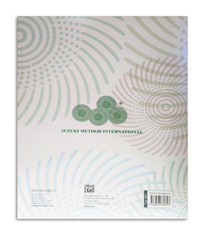 Back cover of book Suzuki Cello School Vol 1 EN MB41