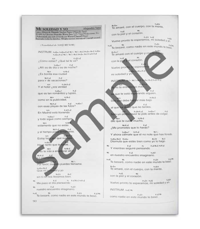 Book El Cancionero Letras y Acordes Vol 3 ML2717