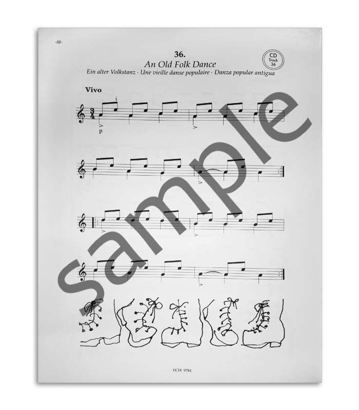 Sample page of book Juan Antonio Muro Basic Pieces Vol1 