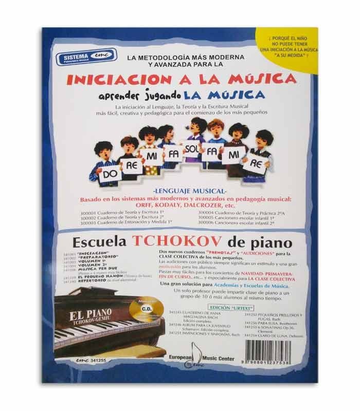 Back cover of book Clementi 6 Sonatinas Op 36