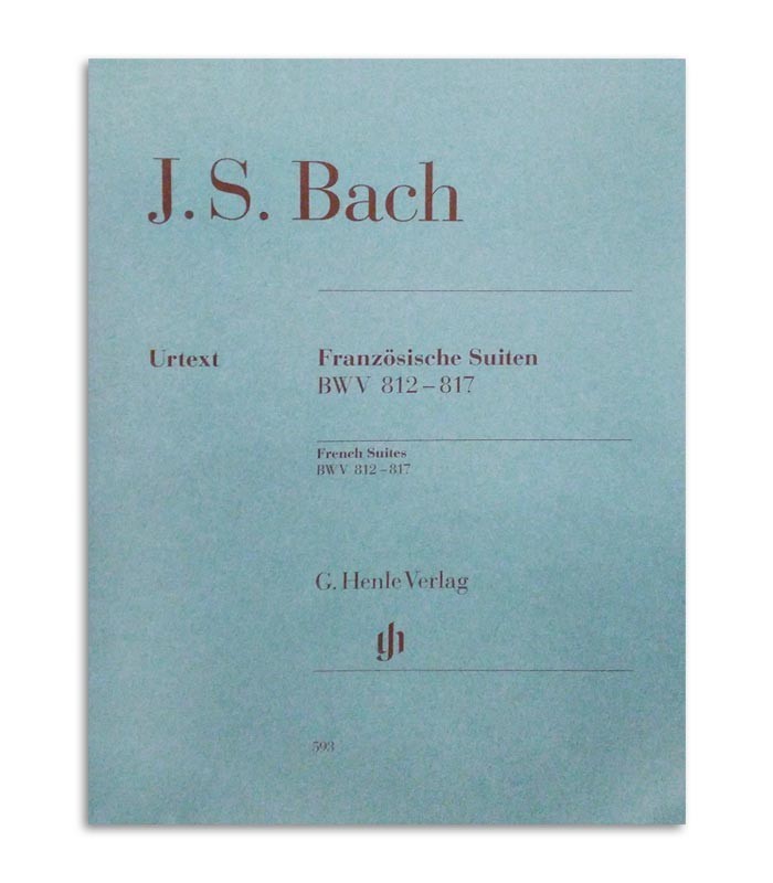 Livro Bach Französsische Suiten HN593