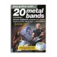 Play Guitar With 20 Metal Bands Book CD