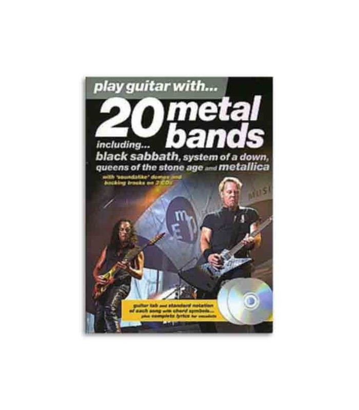 Play Guitar With 20 Metal Bands Book CD