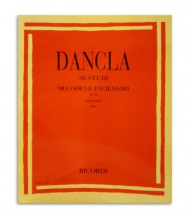 Livro Dancla 36 Estudos Melódicos e Fáceis para Violino Opus 84  ER1543