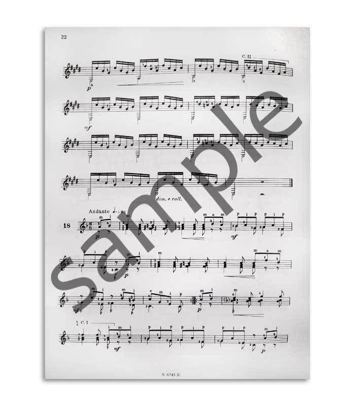 Book Carulli Studi per Chitarra ESZ6745