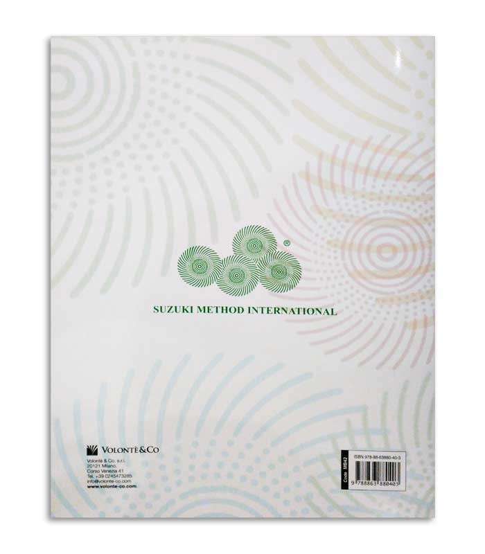 Back cover of book Suzuki Cello School Vol 2 EN MB42
