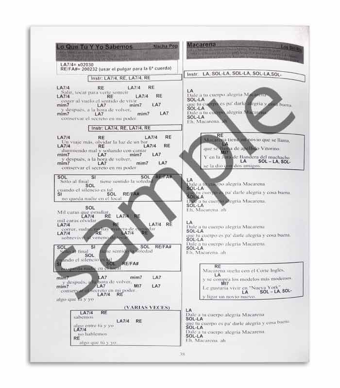 Book El Cancionero Letras y Acordes Vol 1 ML2025