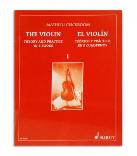 Back cover of book Mathieu Crickboom Violon Theorie et Pratique Vol 1 