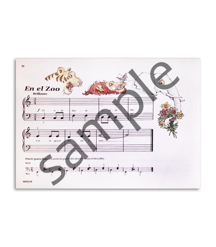 Book Bastien Piano para el Pequeño Principiante Elementar B WP231E